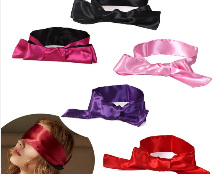 Factory Direct Sales Adult Sex Toys Sardine Ribbon Eye Masks Alternative Female Flirting Toys Bundled Eye Masks