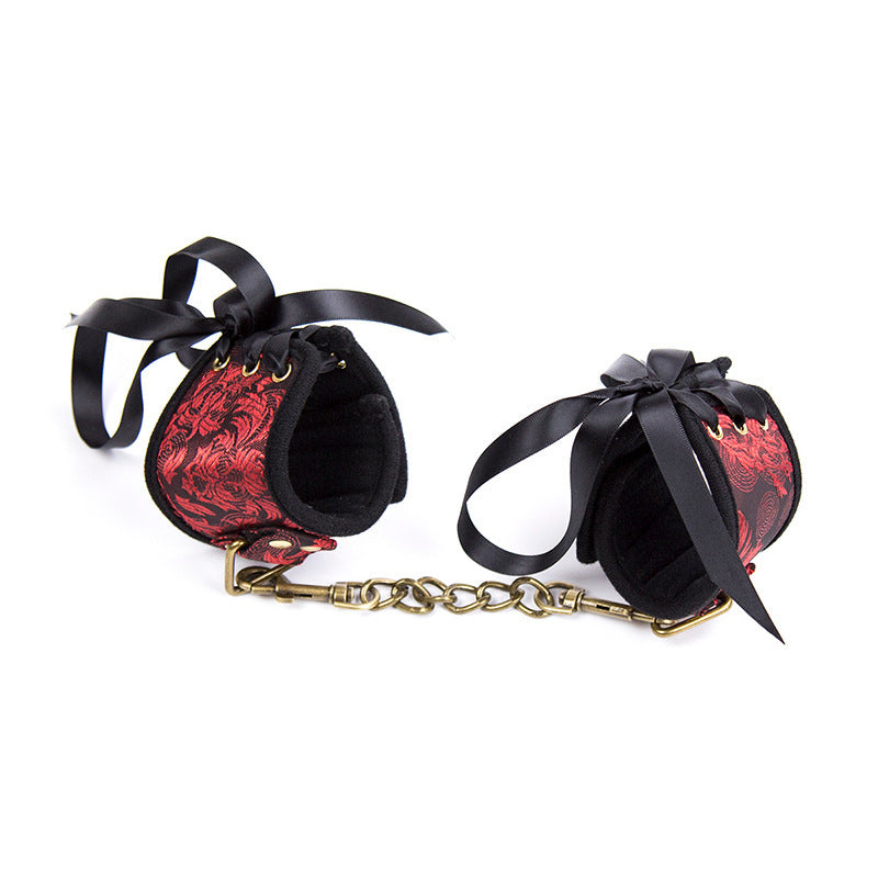 Handcuffs Retro Embroidery Chinese Style Footcuff Sexy Toys